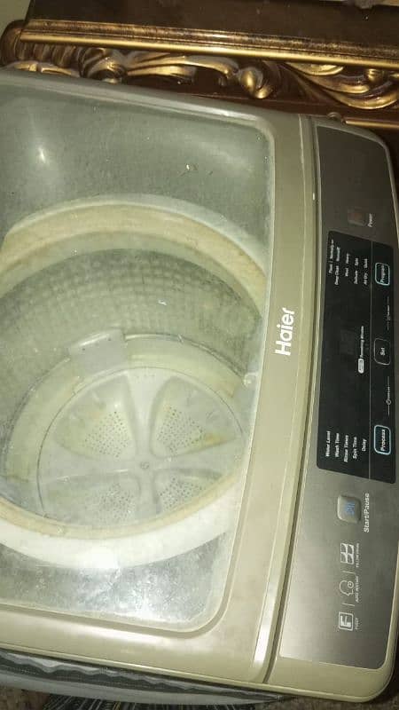 Haier Automatic washing Machine|28 kg capacity|Top Load|Slightly used 2