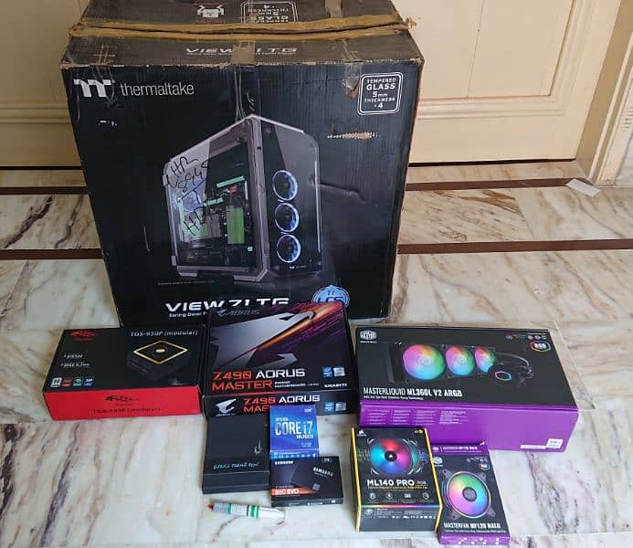 Gaming PC New Core i7 10th Gen 10700k MSI Z490 860 1TB SSD View 71 RGB 12