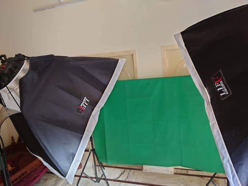 Softbox Lights Full Size (9 Bulbs Holder), Studio Lights, Green Screen 5