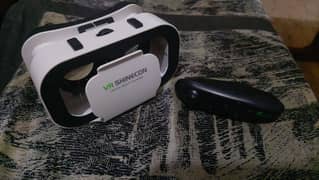 VR Shinecon Headset with Bluetooth Remote for games & movies