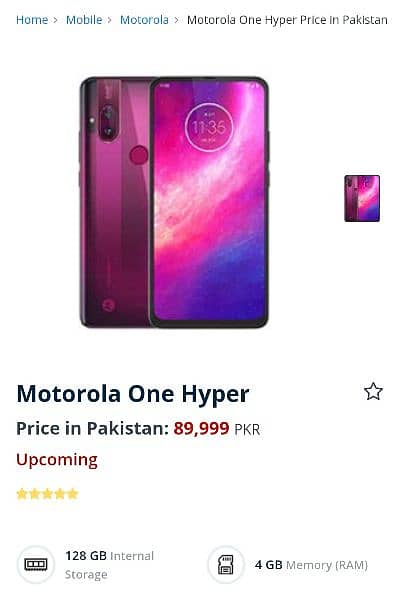 Moto one hyper best Camera n gameing phone exchange possible 1