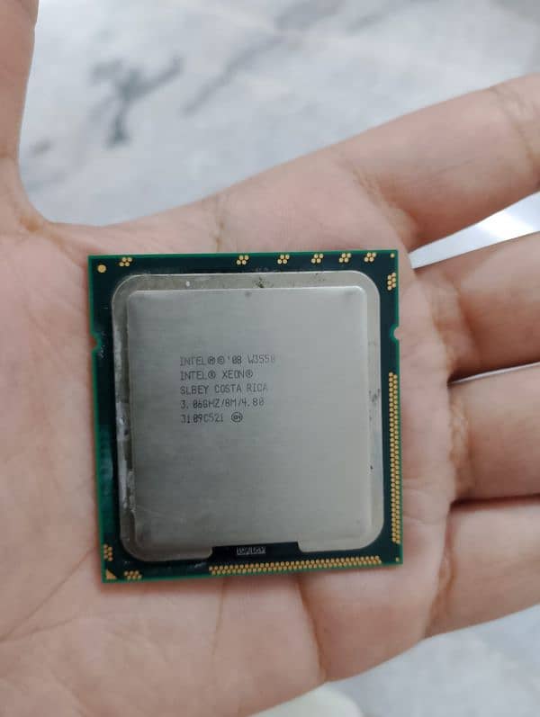 Intel xeon W3550 2 proccesers 4