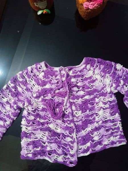 Baby crochet frocks caps available low prices 4