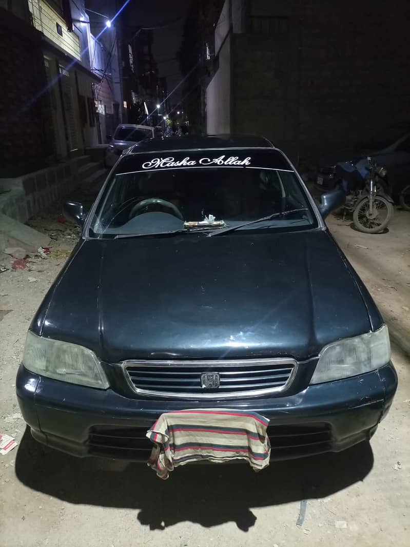 Honda City IDSI 1998 urgent sale file cplc clear har chz K 03190374225 0