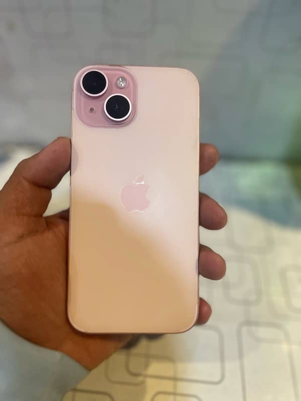 iPhone 15 baby pink colour condition 10/10 jv non pta 4