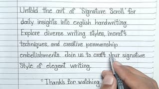 handwriting