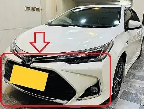 BUMPER TOYOTA COROLLA UPLIFT/FACE LIFT AVAILABLE 1