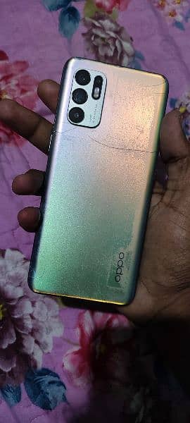 Oppo Reno 6 8+8 GB ram 128gb rom just sale argent 4