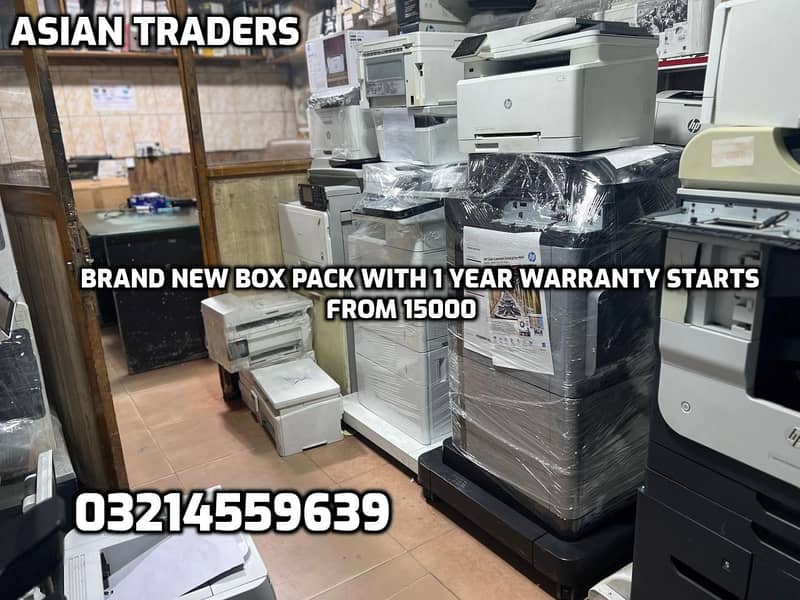 HP Laser Color & B/W Lot Printers & Photocopier Box Pack 1 Year Warran 1