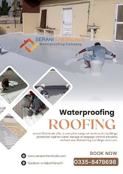 Bathroom Leakage Treatment, roof Waterproofing and Heat-proofing 1