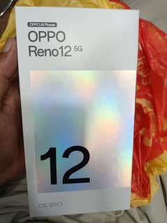 Oppo Reno 12 5g only box open