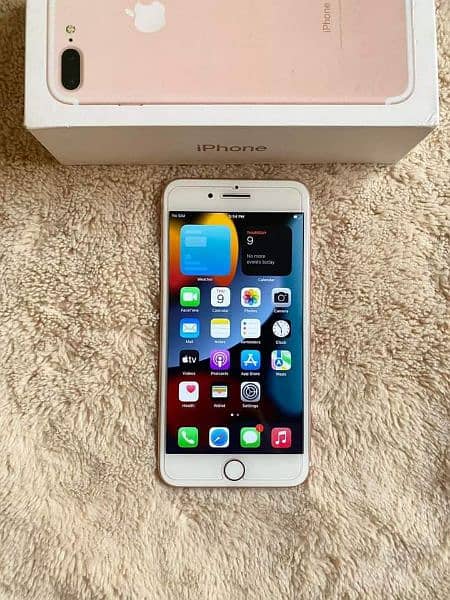 iPhone 7 plus 128 gb PTA approved my WhatsApp number 03227094780 0