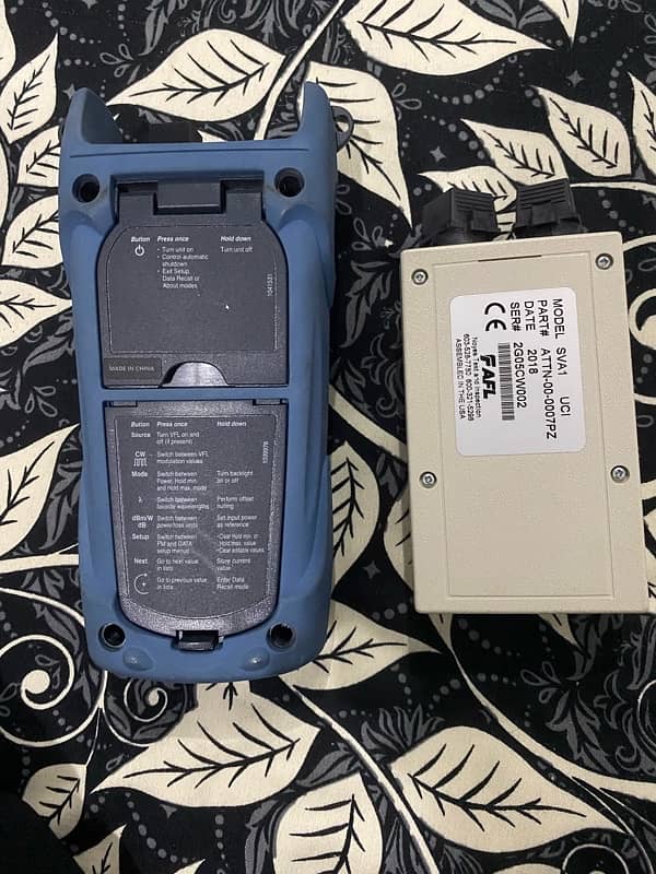 EXFO optical power meter & AFL attenuator 1