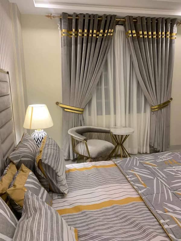 1 Bed Fully Furnished Ready To Move Flat For Rent Sector C Bahira Town Lahore 2