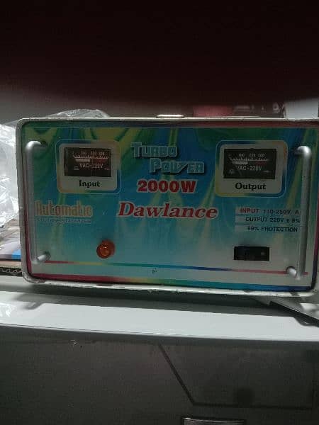 Turbo power supply dawlance company stabilizer 03005614783 2