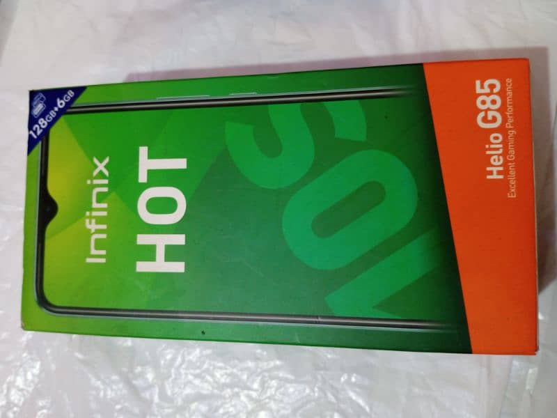 Infinix hot 10s 6/128gb with original box 1