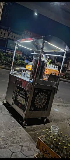 steel food counter