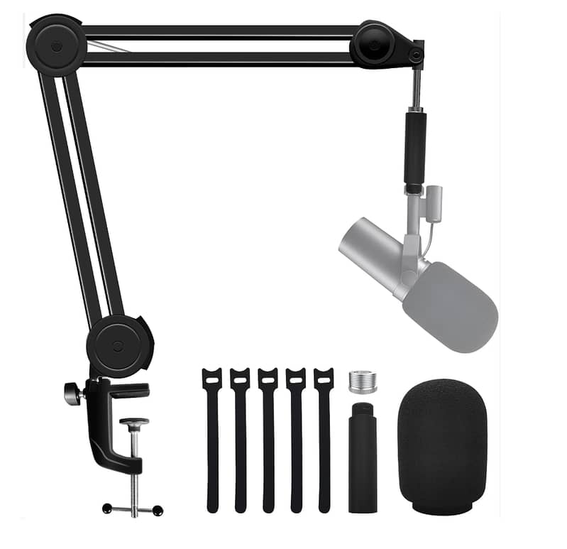 Studio Microphone stand (arm) for rode podmic, sm7b, podcast, youtube 2