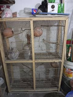 Wooden Cage For Birds wooden