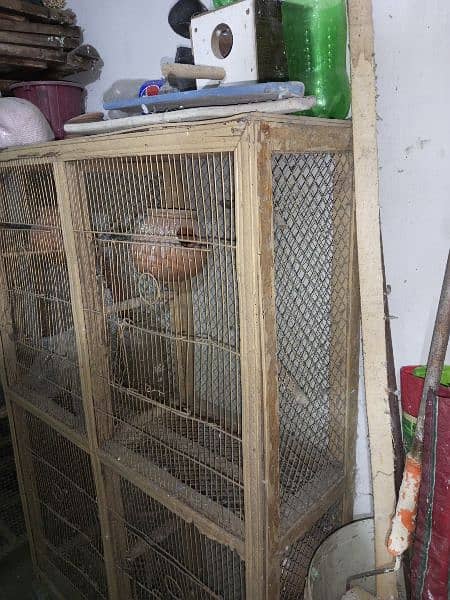 Wooden Cage For Birds wooden 1