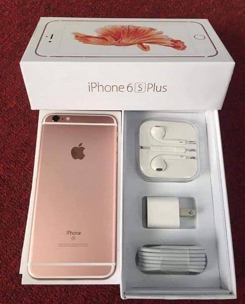 iphone 6S plus 128GB with full box 0