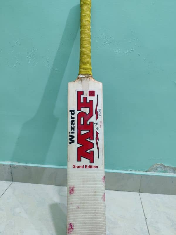 CA, Enligh willow bat with MRF Sticker 4