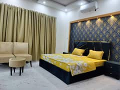 Par Day short time One BeD Room apartment Available for rent in Bahria town phase 4 and 6 empire Heights 2 Family apartment