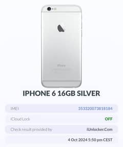 iPhone 6 Silver colour 64+gb 0