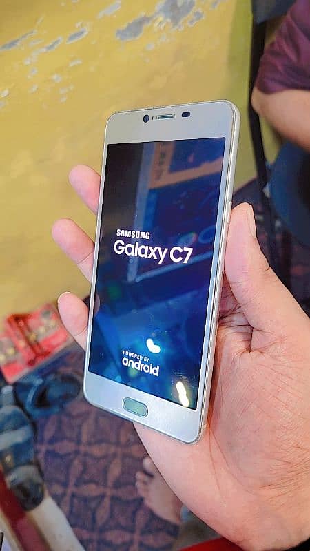 Samsung Galaxy C7 all ok finger bhi working me hai 6