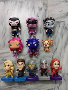 Funko pops and similar toys