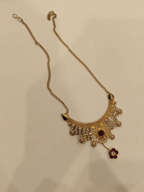 Artificial gold necklace 1