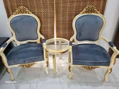 COFFEE CHAIRS WITH TABLE