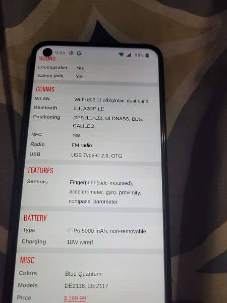 oneplus  n200  5g pta  approved 6