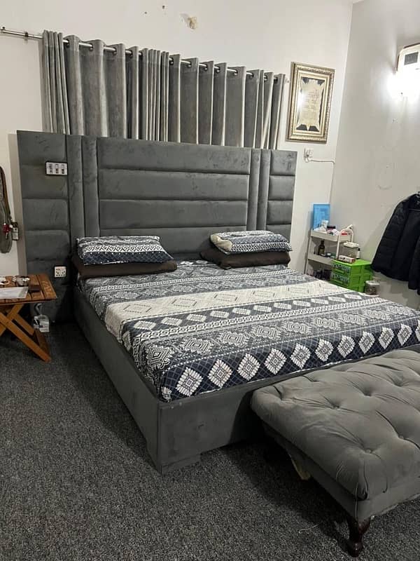 grey valvit fabric bed 9