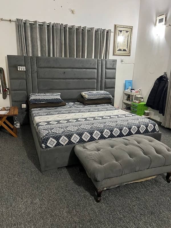 grey valvit fabric bed 11