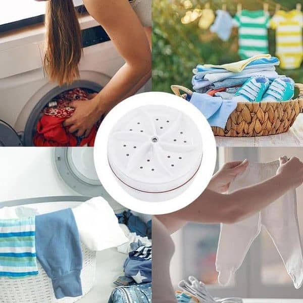 Mini Portable Turbine Washing Machine 2