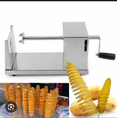 Potato spiral machine