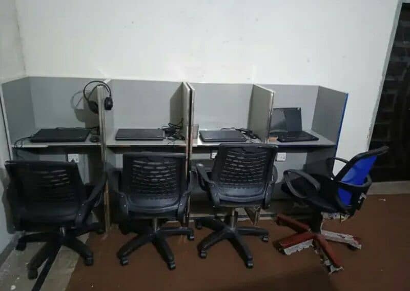 8 chairs n 10 tables for sale 2