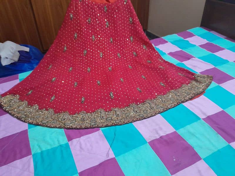 Bridal Pre loved Lengha For Sale - in a Brand New Condition 6