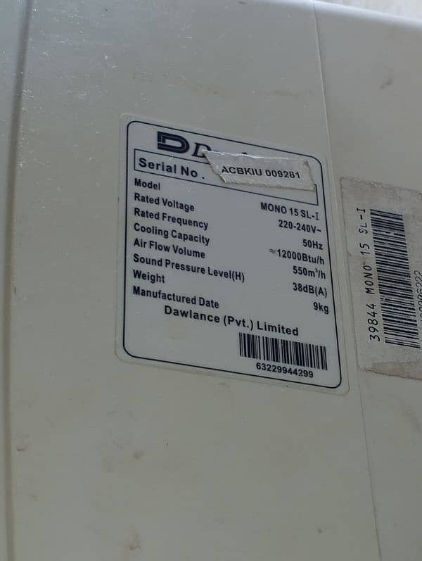 1ton ac non inverter dawlnice for sale no open no rap 3