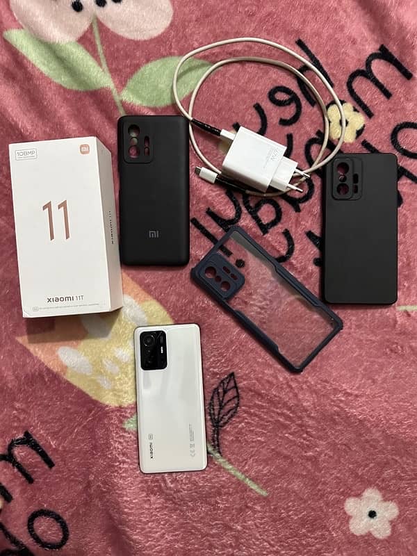 Xiaomi 11t complete box 10/10 white color 1