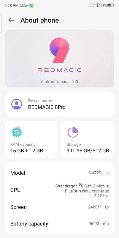 NUBIA REDMAGIC 8 PRO 0