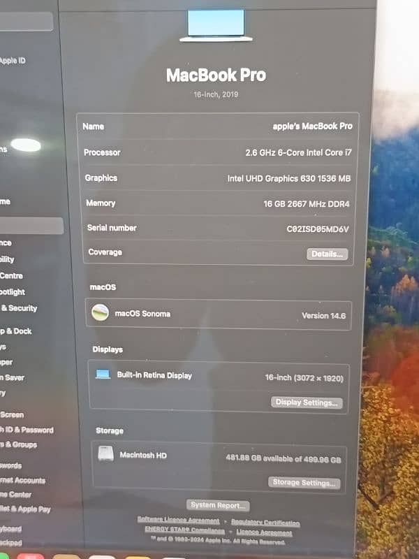 BRAND NEW BOX OPEN MACBOOK PRO 2020 16 INCH TOUCHBAR I7 16GB 512GB 3