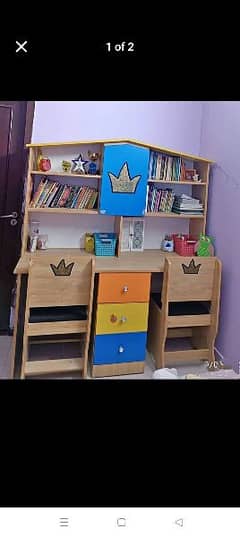 kids study table pure wooden