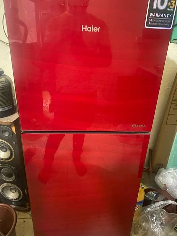 Haier Refrigerator  in Red Color 0