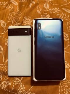 Google pixel 6 or Samsung a10 with box only exchange