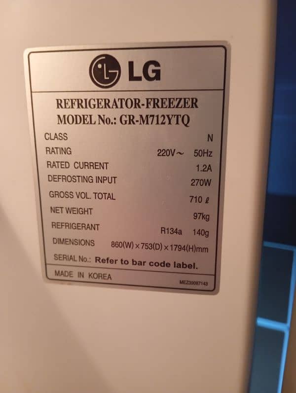 Lg Defrost Refrigerator Big Size 6