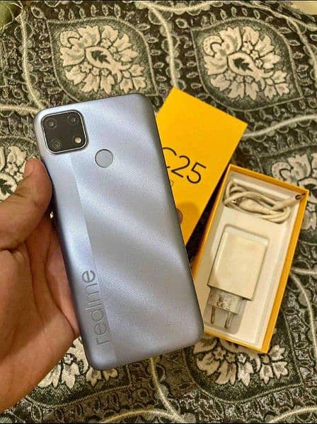 Realme c25s full box 4/128 no open No Rapir condition 9/10 4