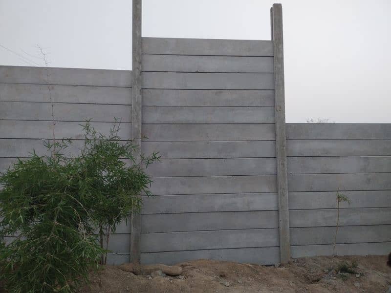 Precast boundary wall and Precast roof / tayar chatey or dewar 1