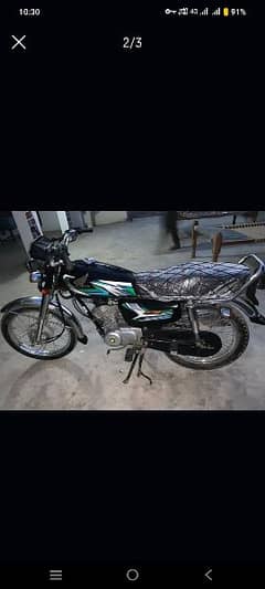 Honda 125 black color 2023 model for sale